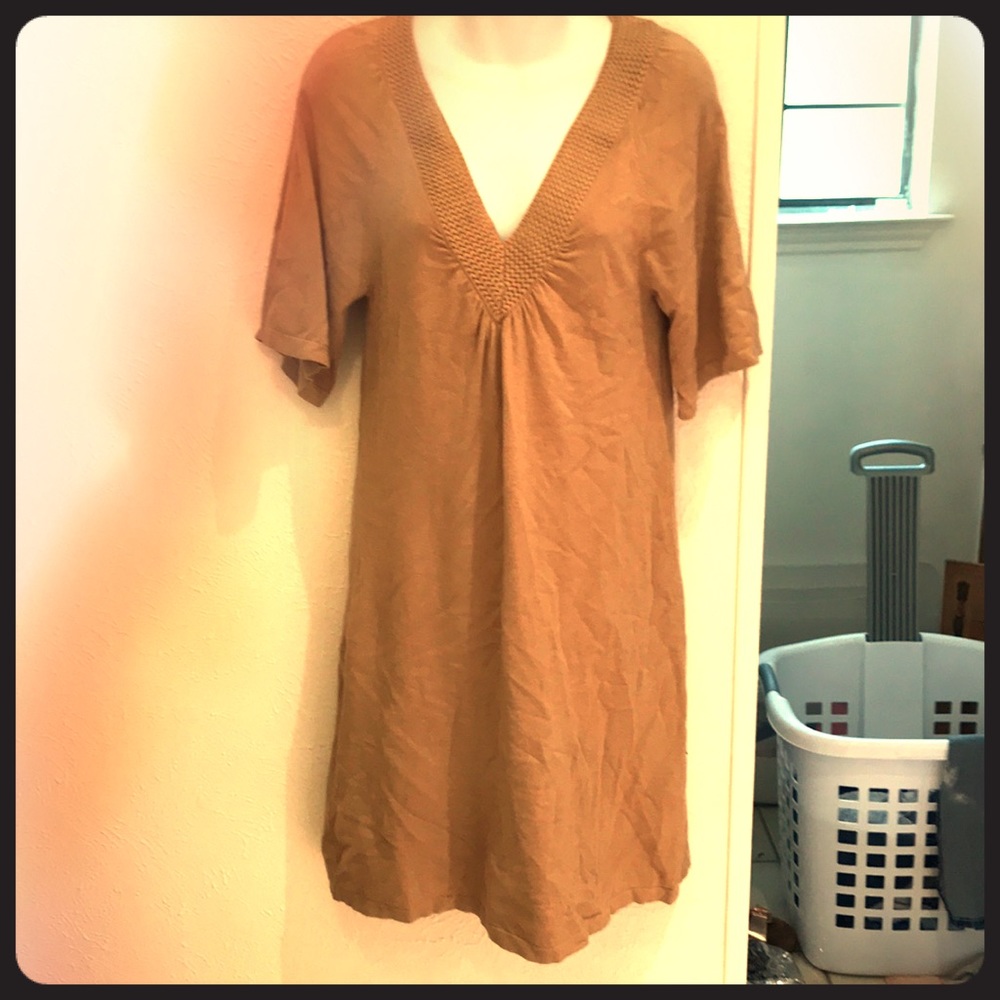 🐶Adorable Camel Sweater Dress SzM🐶